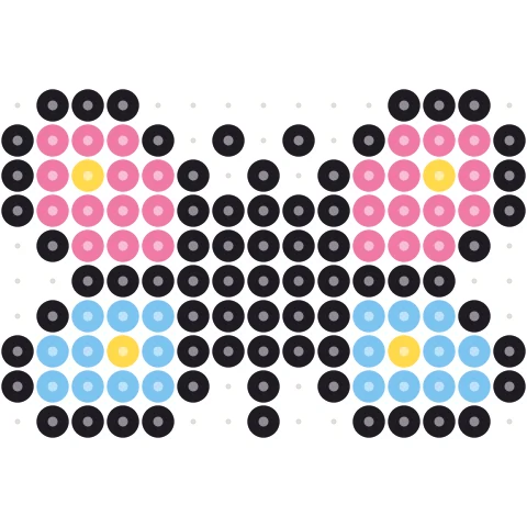 Butterfly Perler bead pattern