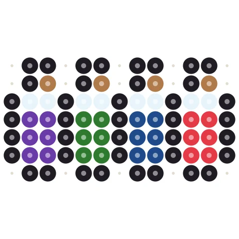 Dark Potion Set Perler bead pattern