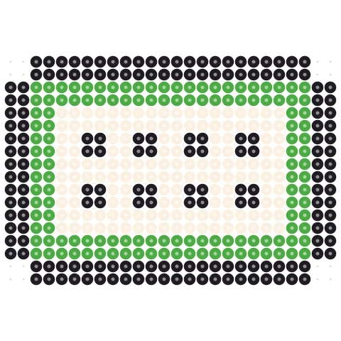 Green Book Perler bead pattern