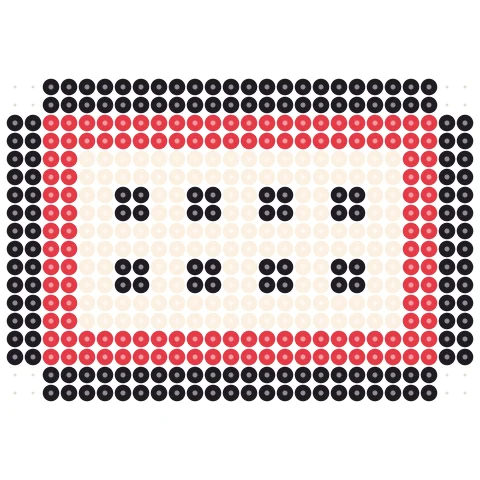 Pixel Book Perler bead pattern