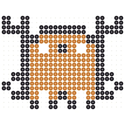 Pixel Deer Perler bead pattern