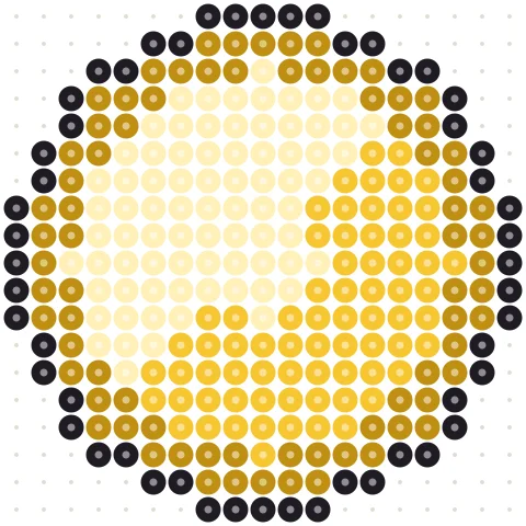 Topaz Emblem Perler bead pattern