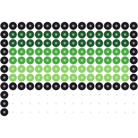 Forest Flag Perler bead pattern