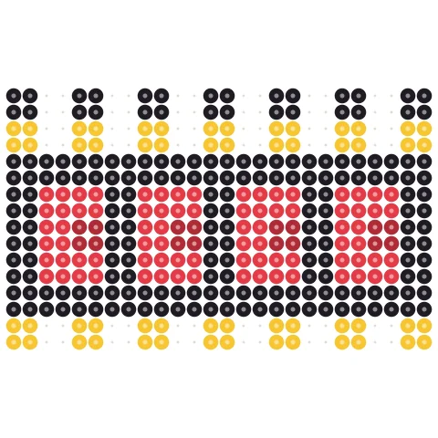 Pixel Lanterns Perler bead pattern