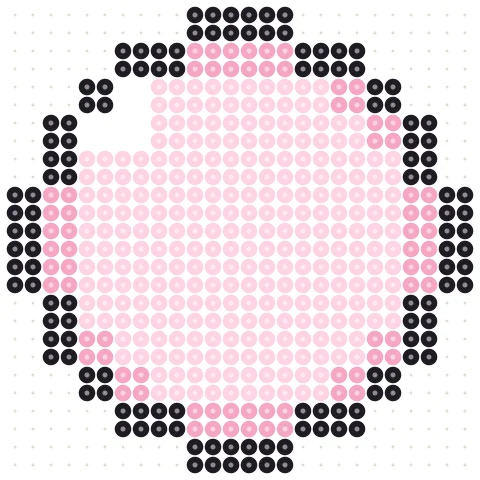 Pixel Mochi Perler bead pattern