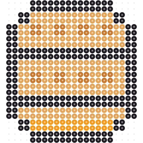 Pixel Pancakes Perler bead pattern