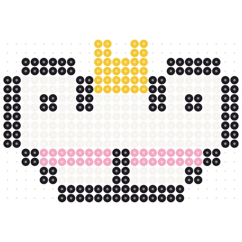 Pixel Unicorn Perler bead pattern