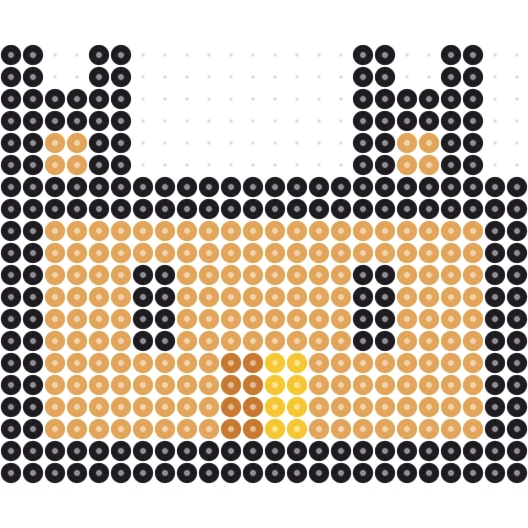 Sand Castle Perler bead pattern