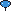 Blauer Luftballon Pixel-Art-Vorlage