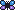 Blauer Schmetterling Pixel-Art-Vorlage