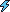 Blauer Blitz Pixel-Art-Vorlage