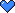 Blaues Pixelherz Pixel-Art-Vorlage