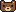 Brauner Bär Pixel-Art-Vorlage