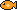 Goldfisch Pixel-Art-Vorlage