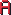 Buchstabe A Pixel-Art-Vorlage