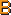 Buchstabe B Pixel-Art-Vorlage