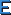 Buchstabe E Pixel-Art-Vorlage