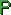 Buchstabe P Pixel-Art-Vorlage