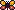 Oranger Schmetterling Pixel-Art-Vorlage