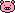 Schweinchen Pixel-Art-Vorlage