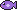 Violetter Fisch Pixel-Art-Vorlage