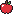 Roter Apfel Pixel-Art-Vorlage