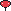 Roter Luftballon Pixel-Art-Vorlage