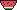 Wassermelonenscheibe Pixel-Art-Vorlage