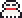 White Ninja Pixel-Art-Vorlage