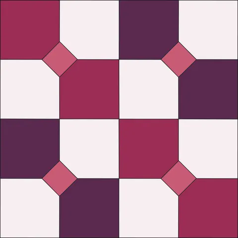 Bow Tie Quilt Block · Berry Garden