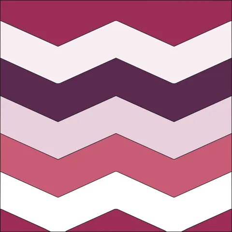 Chevron Stripes · Berry Garden