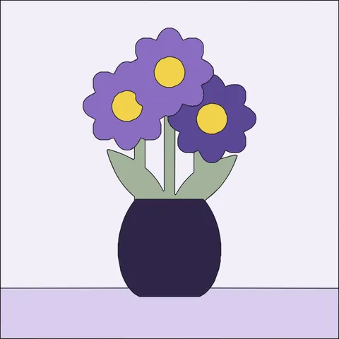 Flowers in a Vase · Lavender Field
