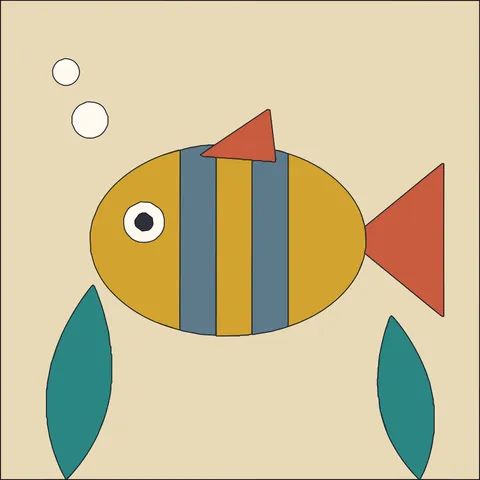 Happy Fish · Retro Mustard