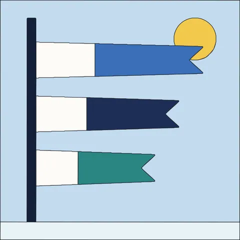 Koinobori Carp Streamers · Ocean Breeze