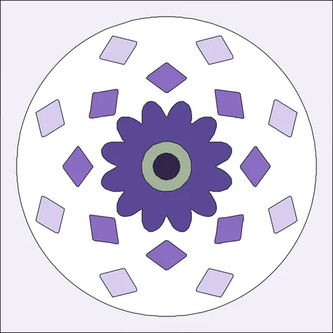 Mandala · Lavender Field 4