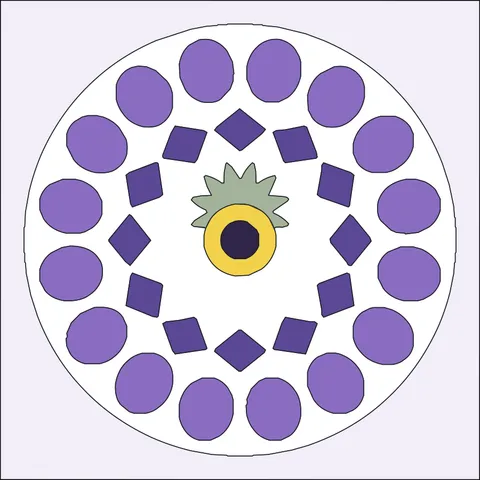 Mandala · Lavender Field 6