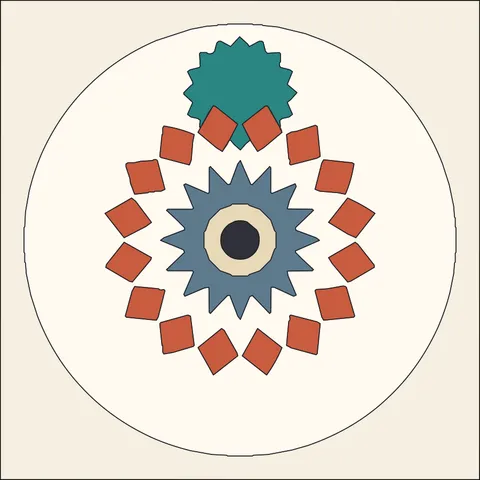Mandala · Retro Mustard 2