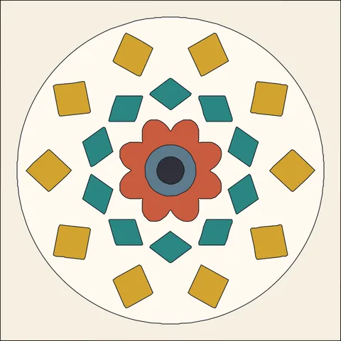 Mandala · Retro Mustard 5