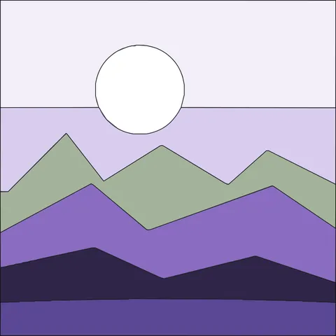 Mountain Range · Lavender Field