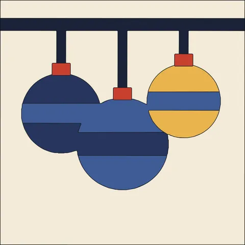 Christmas Ornaments · Indigo & Vermilion