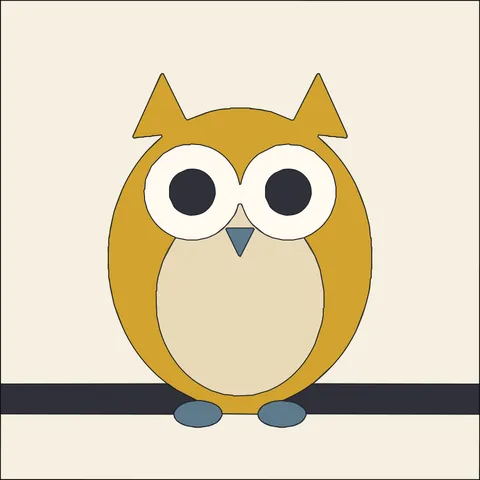 Wise Owl · Retro Mustard