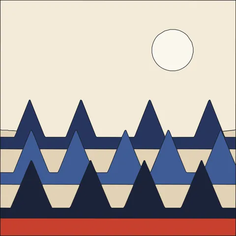 Pine Forest · Indigo & Vermilion