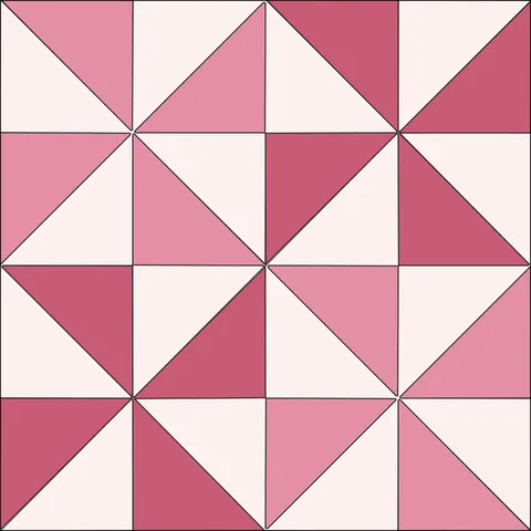 Four Pinwheels Quilt · Spring Blossom