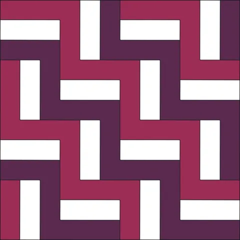 Rail Fence Quilt · Berry Garden