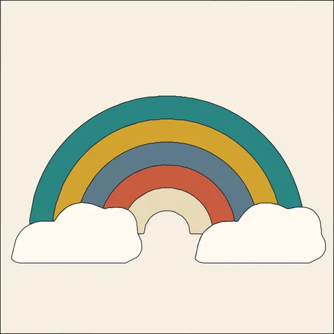 Rainbow · Retro Mustard