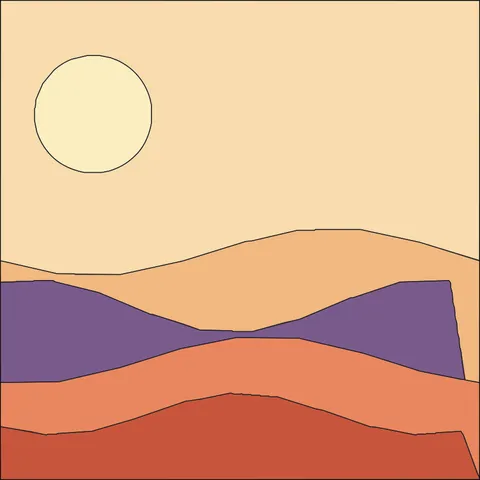 Rolling Hills · Sunset Glow 2