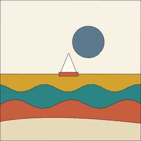 Seaside View · Retro Mustard 2