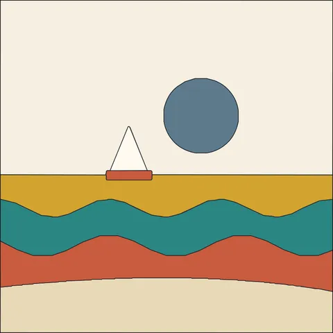 Seaside View · Retro Mustard