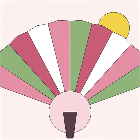 Folding Fan (Sensu) · Spring Blossom