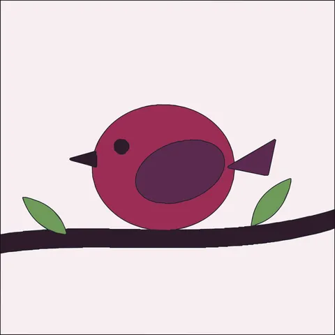 Songbird on a Branch · Berry Garden